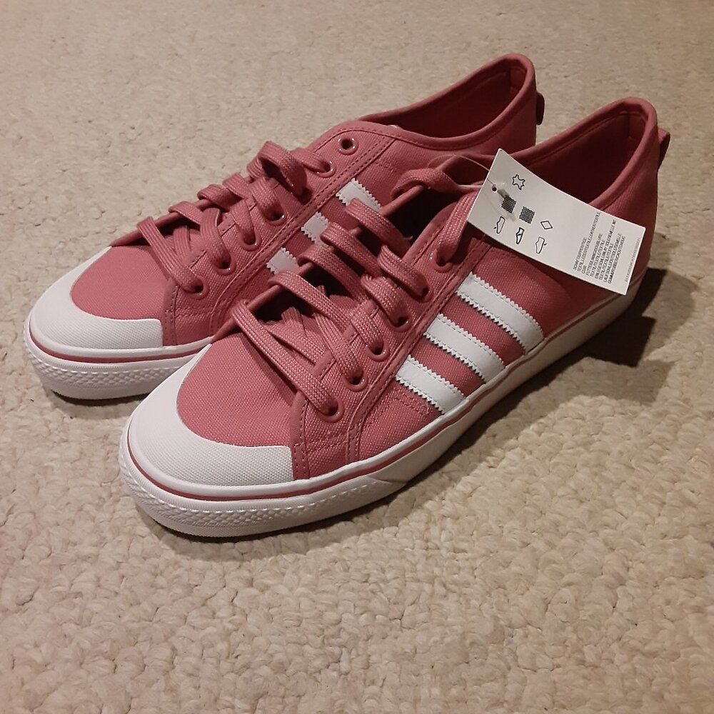 Adidas Pink White Nizza Men's Shoes SZ 11.5